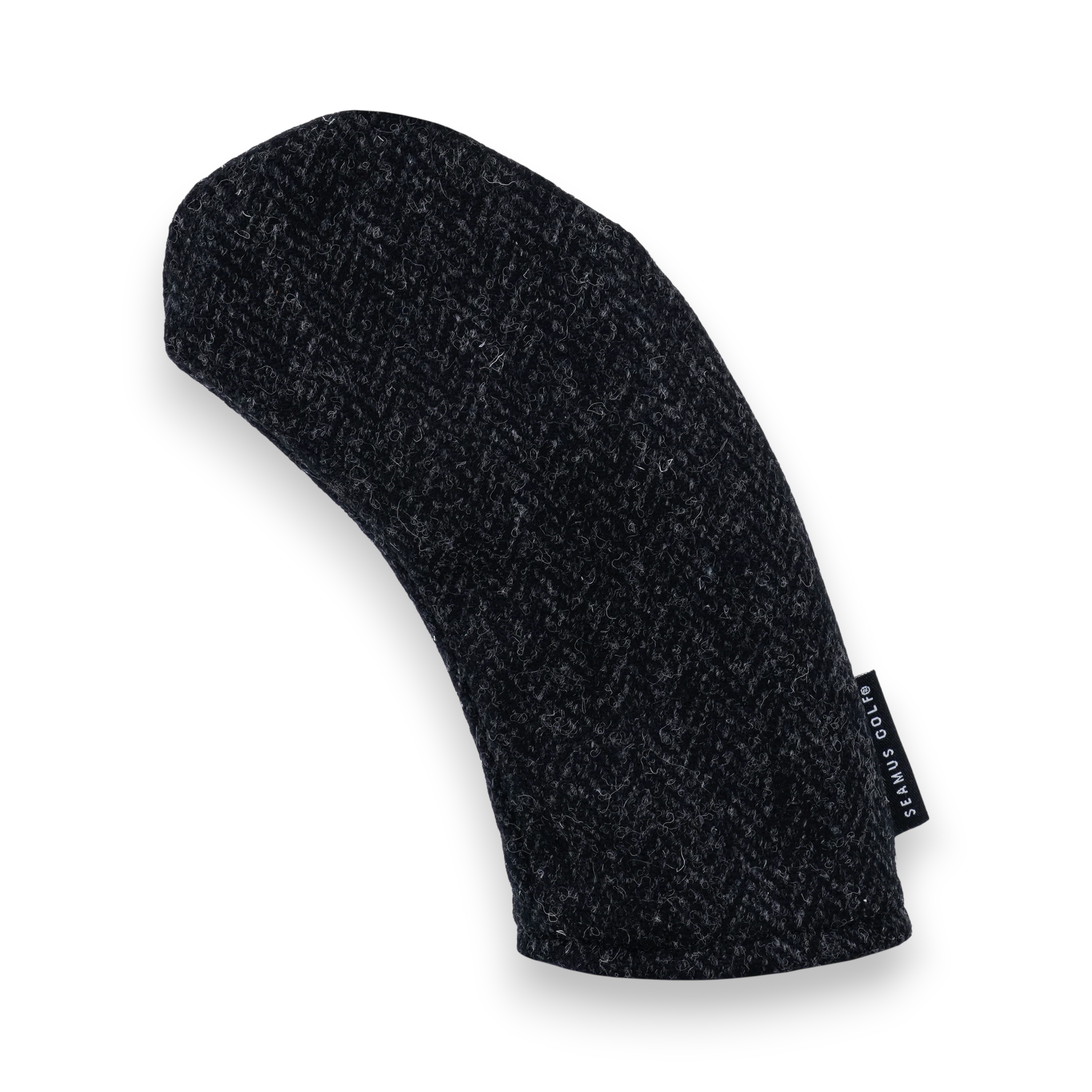 Black Harris Tweed Head Cover - Image 4