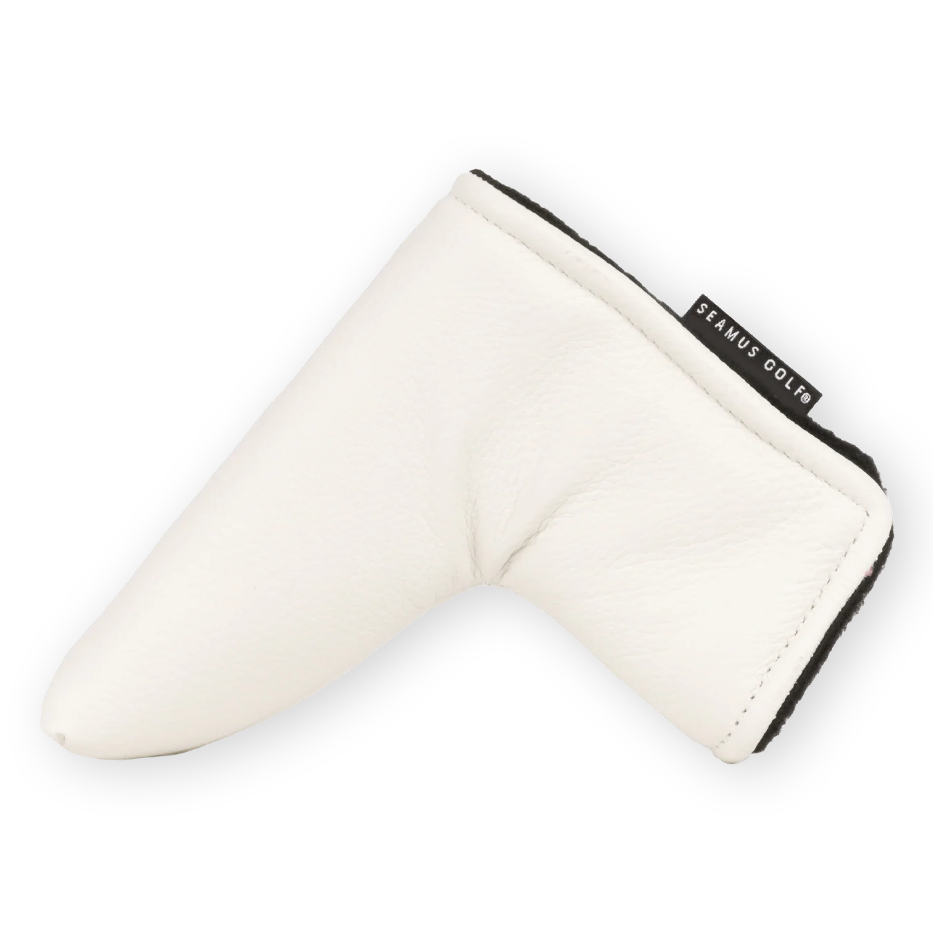 Cream Tribeca Leather Blade Putter Cover - Image 3