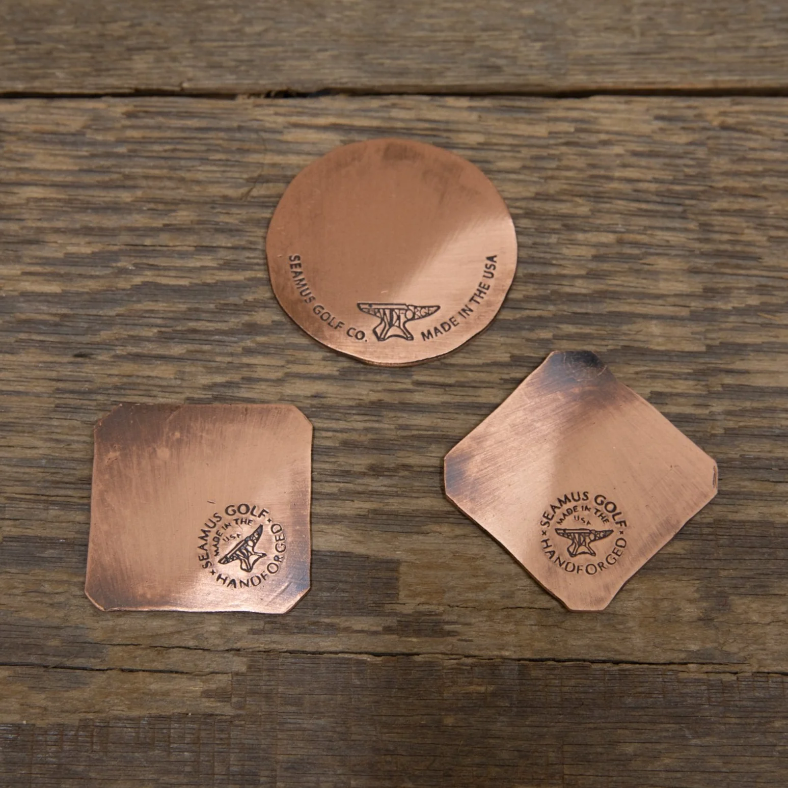 Hand Forged® Blank Ball Marker - Copper - Image 8