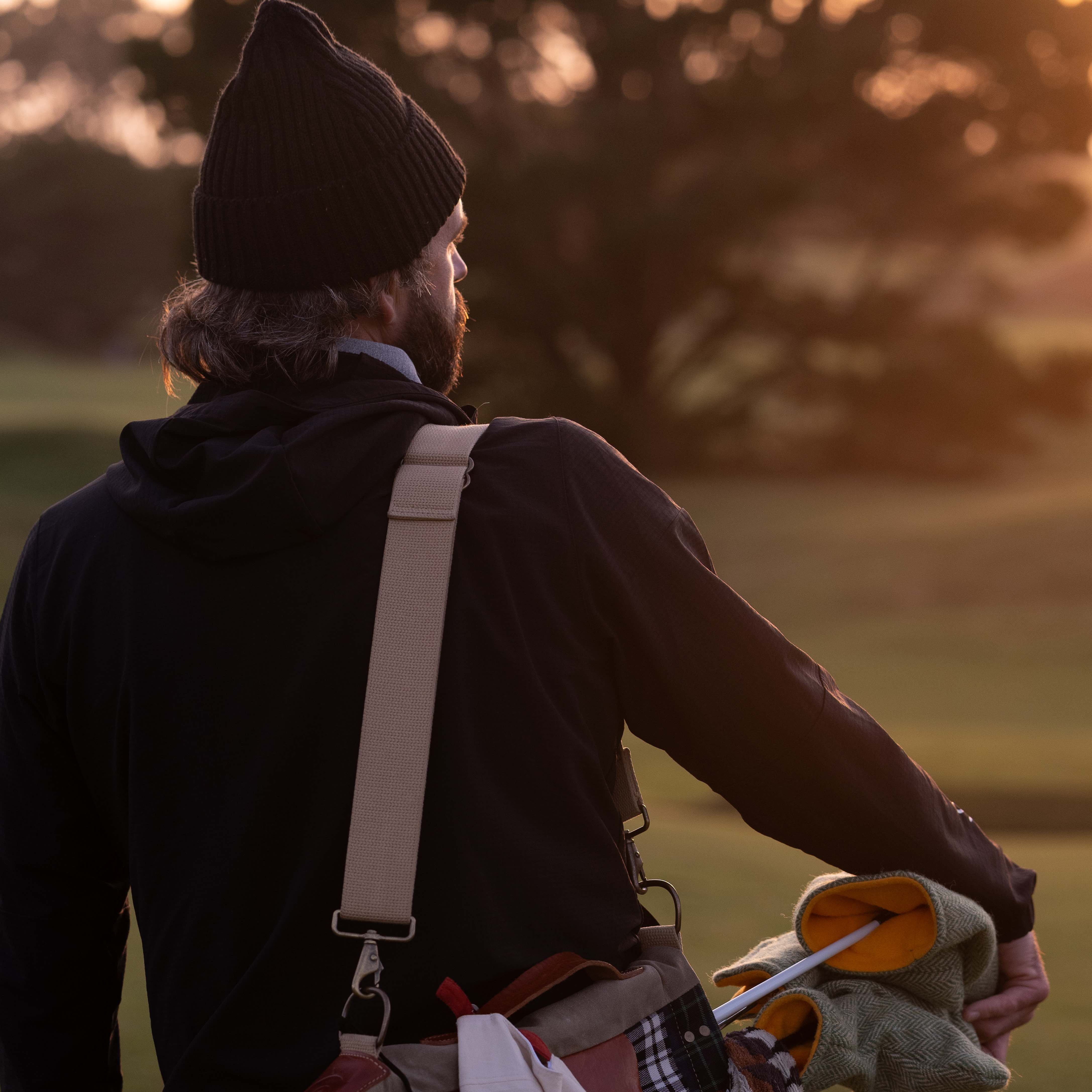 SEAMUS Golf Beanie - Speckled Black - Image 2