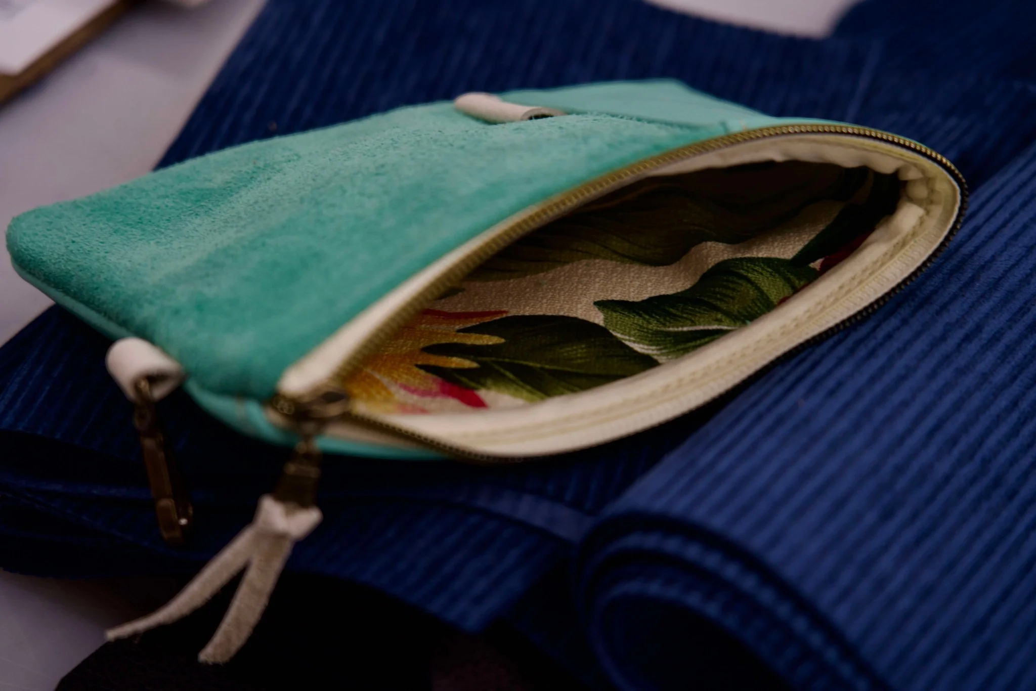 Tiffany Blue Zippered Pouch - Image 9